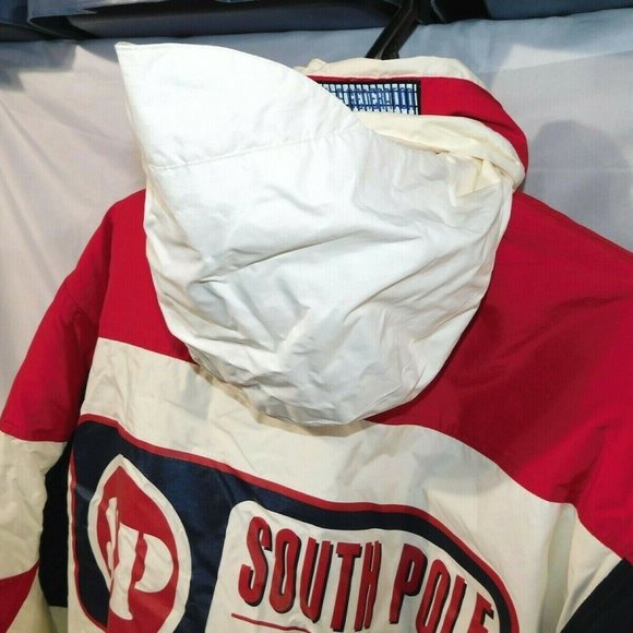 VTG 90s SouthPole Mens L Pullover Parka Jacket - Picture 11 of 12